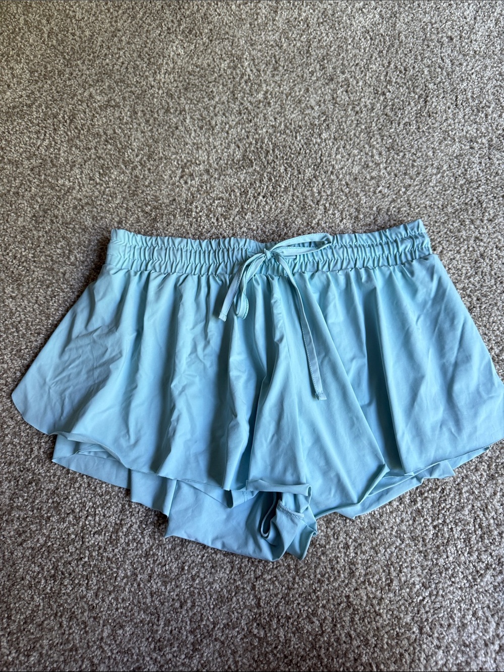 Light Blue Flowy Shorts